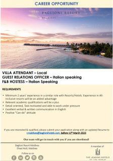 Guest Relation Officer